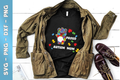 Autism chibi Panda Autism Mom