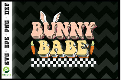 Bunny Babe Retro Easter Bunny Ears