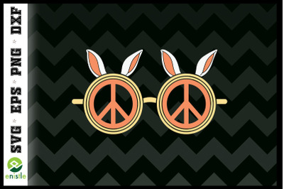 Groovy Easter Glasses Peace