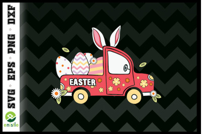 Easter Car Truck Easter Bunny Ears