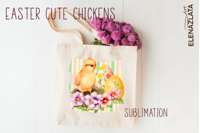 Cutest Chick Around Sublimation | Easter PNG