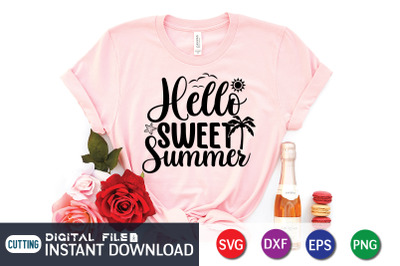 Hello Sweet Summer SVG