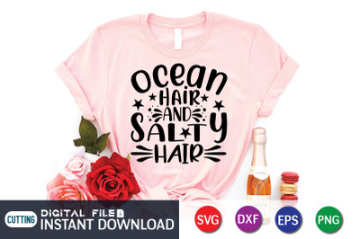 Ocean Hair and Salty Hair SVG