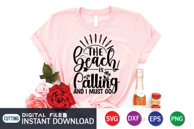 The Beach is Calling and i Must go SVG