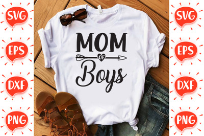 Mom Boys SVG