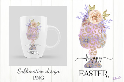 Easter Egg Sublimation PNG. Sublimation Design PNG