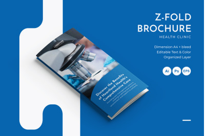 Health Clinic - Z-Fold Brochure