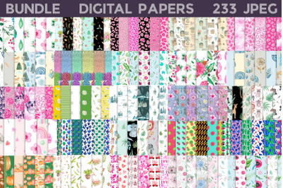 Digital Paper Mega Bundle | Seamless Pattern Bundle&nbsp;