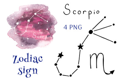 Zodiac sign Scorpio. PNG clipart
