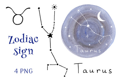 Zodiac sign Taurus. PNG clipart