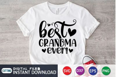 Best Grandma Ever SVG