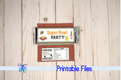 Super Bowl Candy Bar Wrapper v3