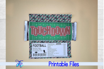 Touchdown Candy Bar Wrapper