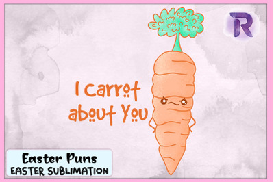 I carrot about you Easter Puns Carrot