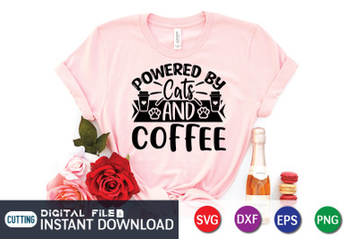 Powered by Cats and Coffee SVG