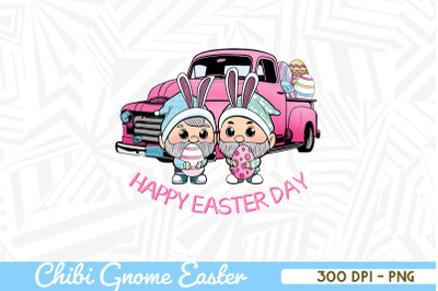 Happy Easter Day Gnome Couple