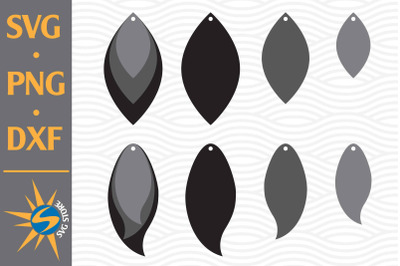 Earring SVG&2C; PNG&2C; DXF Digital Files Include