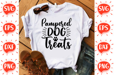 Pampered Dog Treats SVG