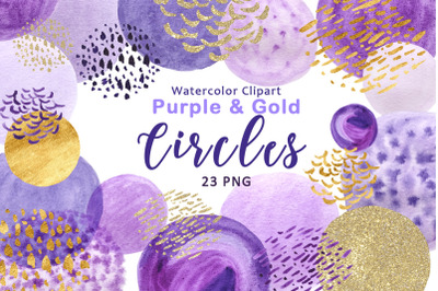 Watercolor Circles Shapes Spots Fill Clipart PNG