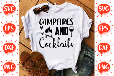 Campfires and Cocktails SVG