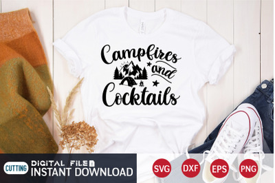 Campfires and Cocktails SVG