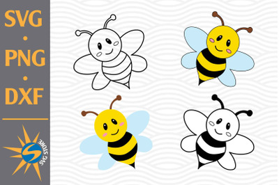 Bee SVG, PNG, DXF Digital Files Include