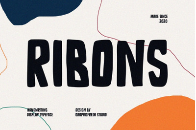 Ribons - A Handwriting Display Font