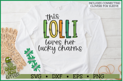 This Lolli Loves Her Lucky Charms on Sleeve SVG