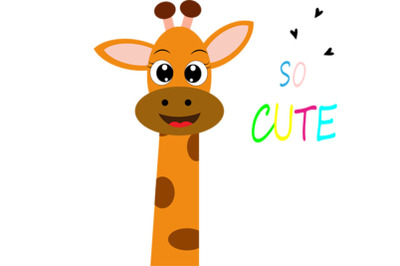 Giraffe svg, funny giraffe svg,  cute giraffe clip art,  giraffe svg,