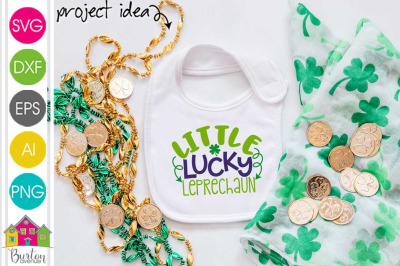 Little Lucky Leprechaun SVG File|St. Patrick&#039;s Day SVG File
