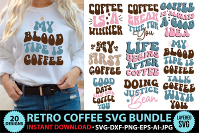 Retro Coffee SVG Bundle, Coffee designd