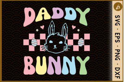 Daddy Bunny Retro Easter