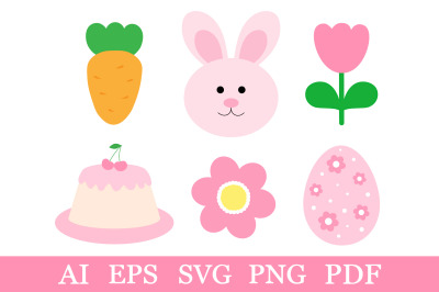 Easter clipart. Easter sublimation. Easter Bunny SVG