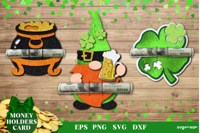 St Patrick&#039;s Day Money Holder | Layered SVG