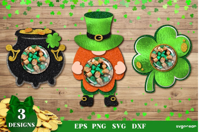 St Patrick&#039;s Day Candy Dome SVG | Candy Holder