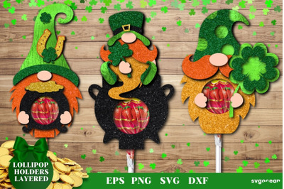 St Patrick&#039;s Day Lollipop Holders | SVG Candy Holders