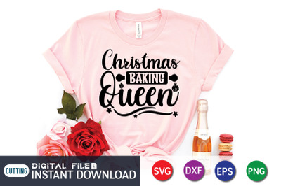 Christmas Baking Queen SVG