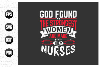 Nurse typographic slogan design vector.