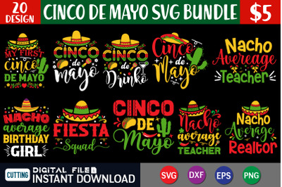 Cinco De Mayo SVG Bundle