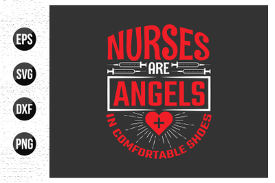 Nurse typographic quotes design and poster graphic.