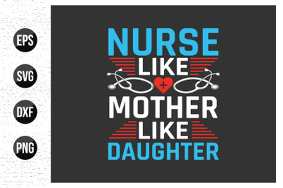 Nurse typographic quotes design and poster graphic.