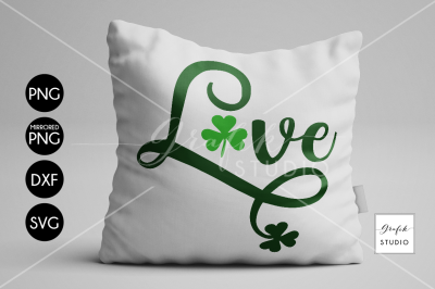 IRISH LOVE ST PATRICKS DAY SVG , DXF ,PNG