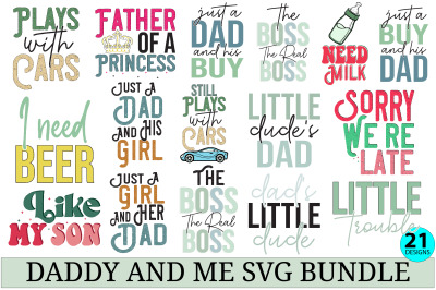 Daddy And Me Svg Bundle-2