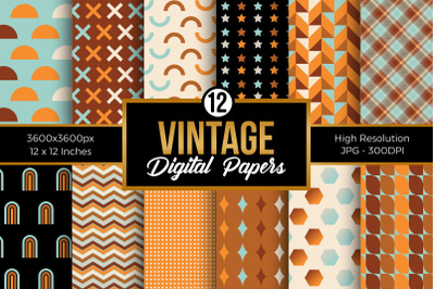 Vintage Pattern Digital Papers