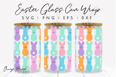 Easter Can Glass Wrap, Bunny Beer Can Glass Svg Png
