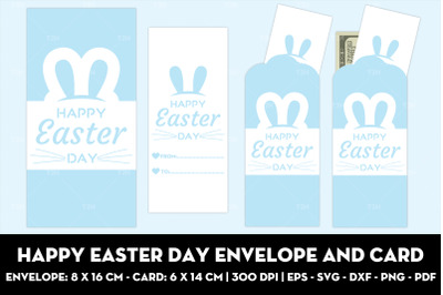 Happy Easter Day envelope and card