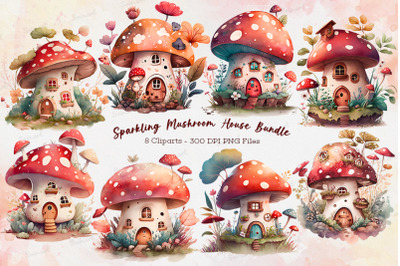 Sparkling Mushroom House Bundle