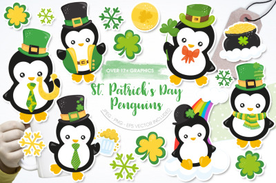 St Patrick&#039;s Day Penguins