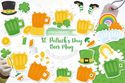 St Patrick&#039;s Day Beer Mug