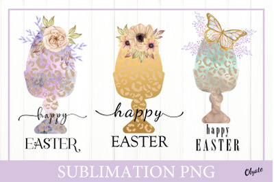 Happy Easter Sublimation PNG. Egg Sublimation PNG